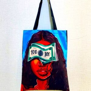 African American Art Tote Bag/Canvas Bag Handbag